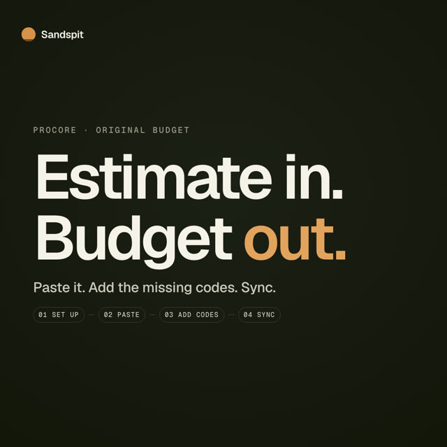 Import an original budget into Procore from Excel